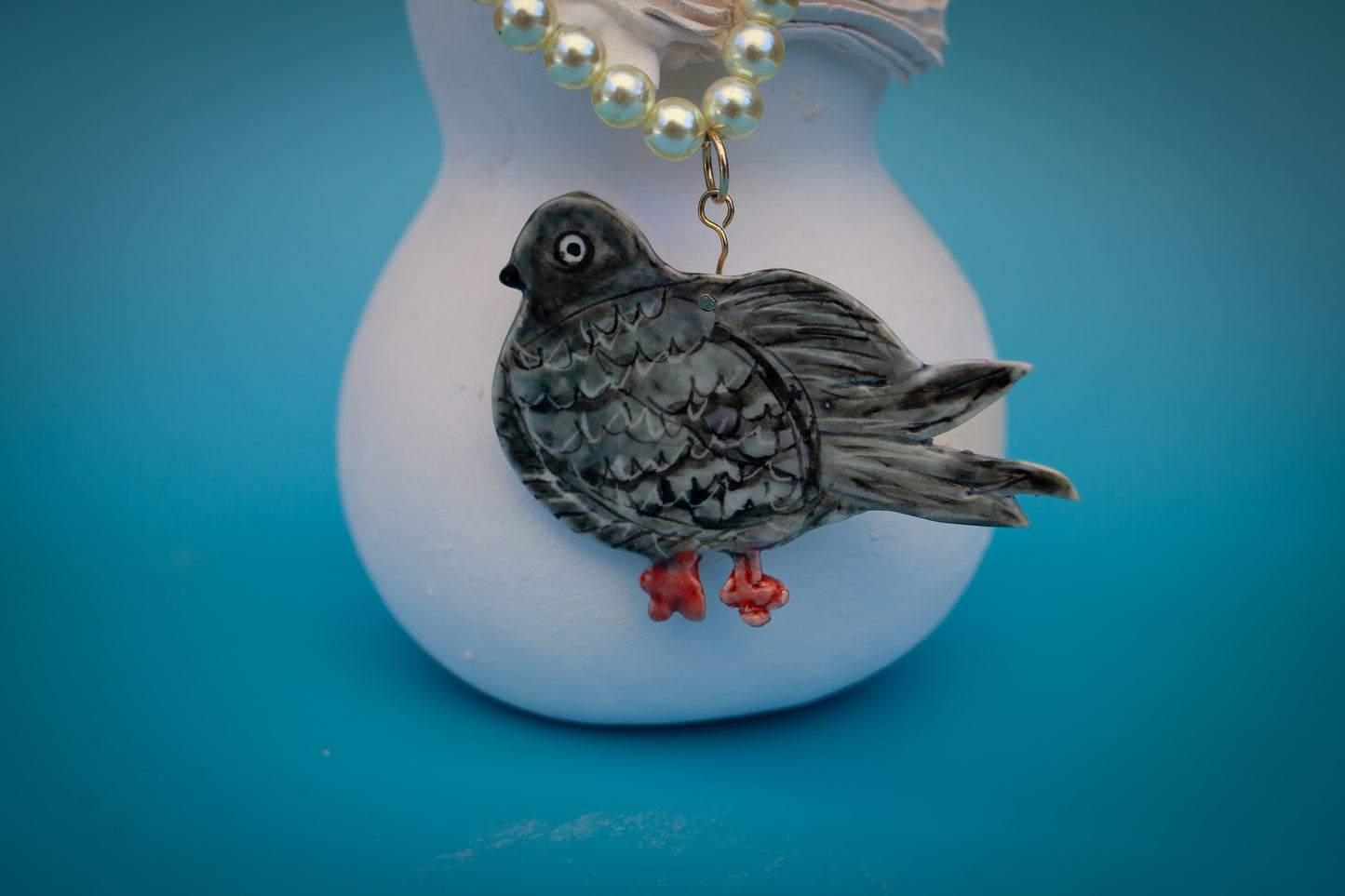 Small Pigeon Pendant