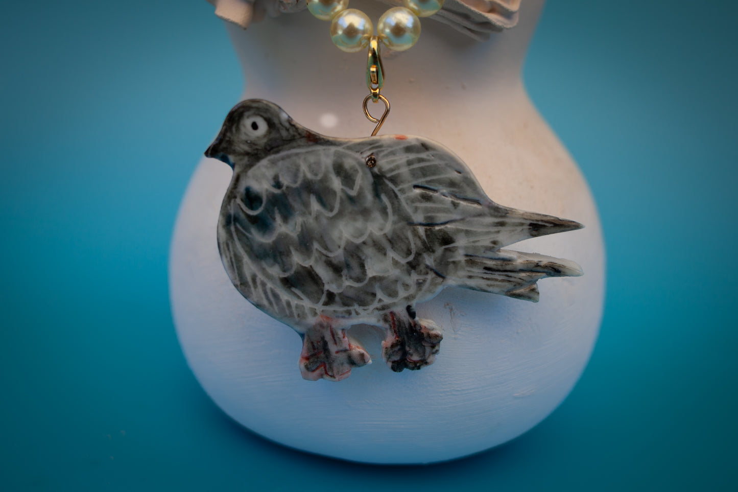 Small Pigeon Pendant