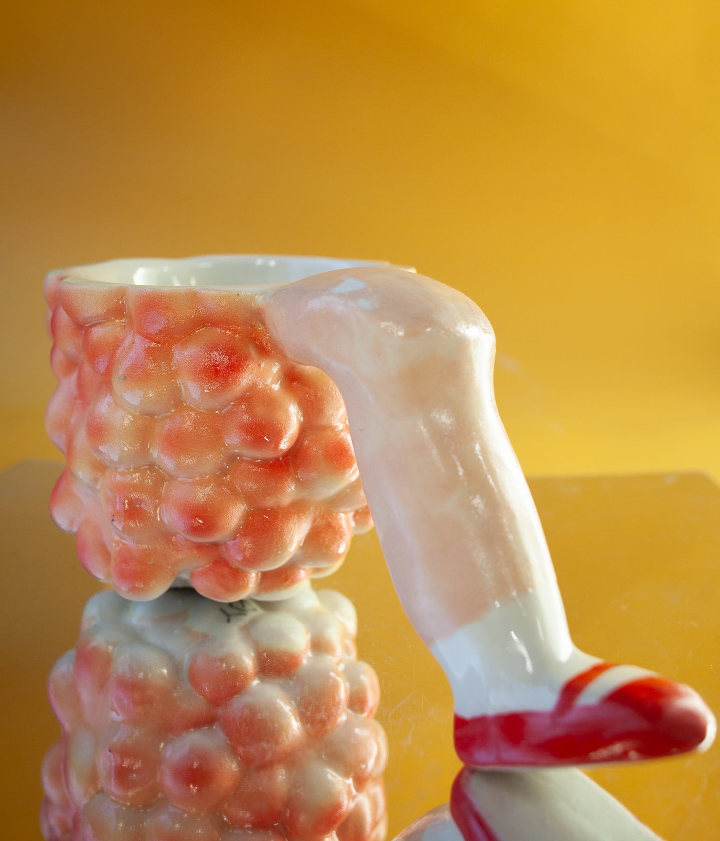 BlackBerry Leg Mug