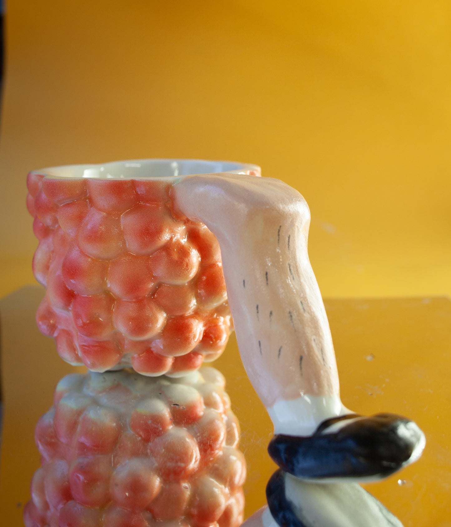 BlackBerry Leg Mug