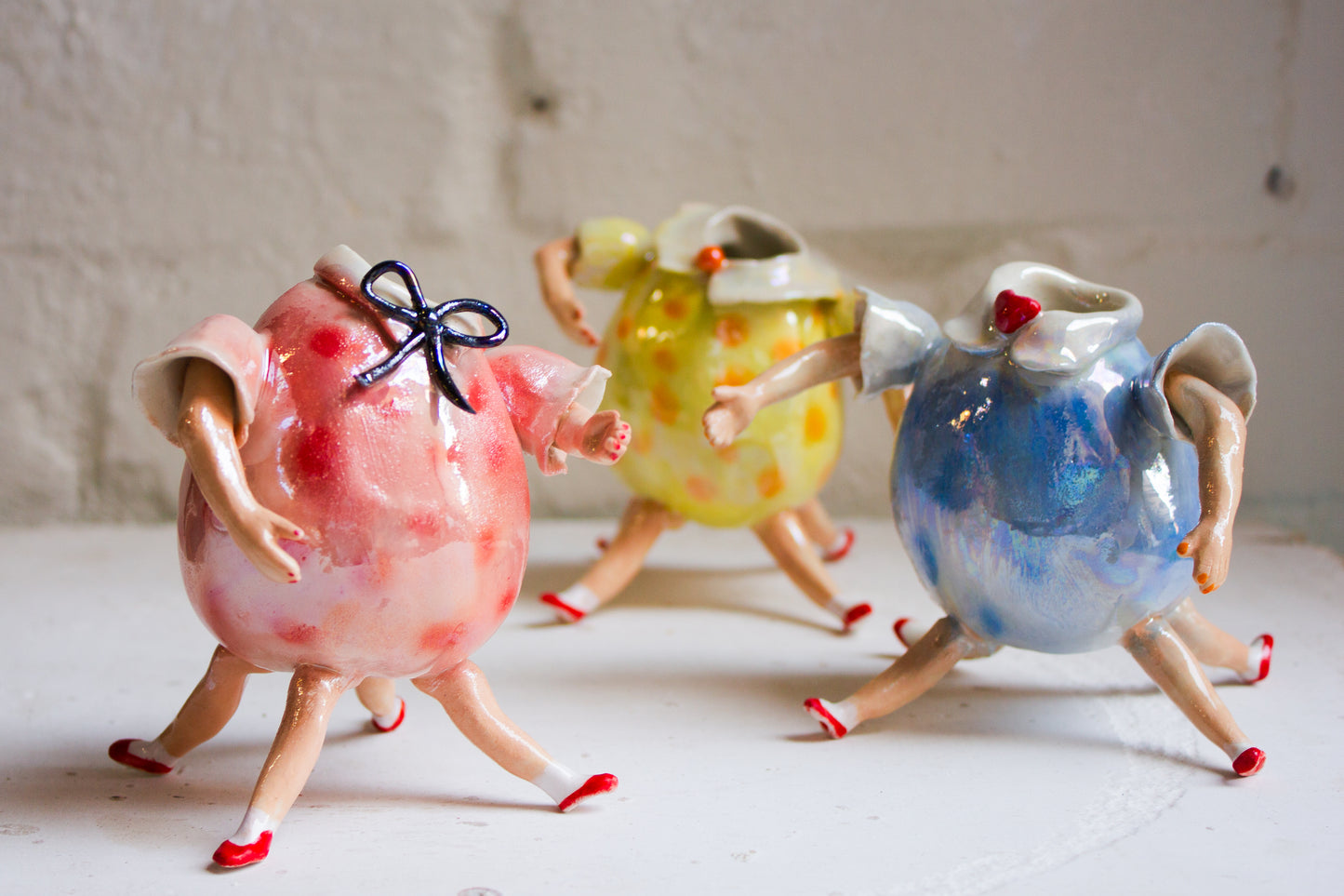 Little Dancing Pear Girl (red)