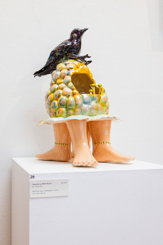 29. Raspberry With Raven Lamp