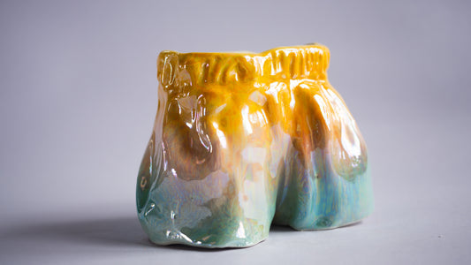 Pants Pot/Vase  (Hands x Albatross Ceramic)
