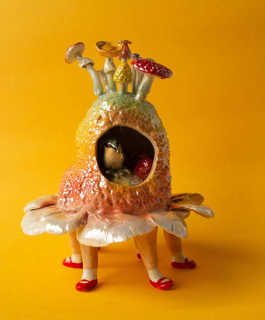 Kingfisher in the Pomelo