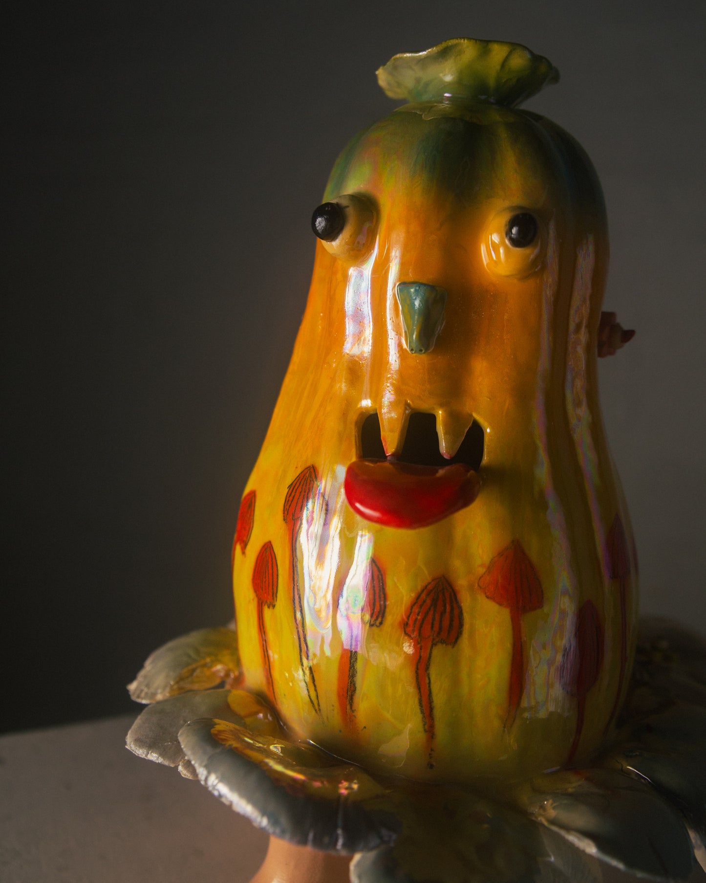 Pumpkin Man Vase