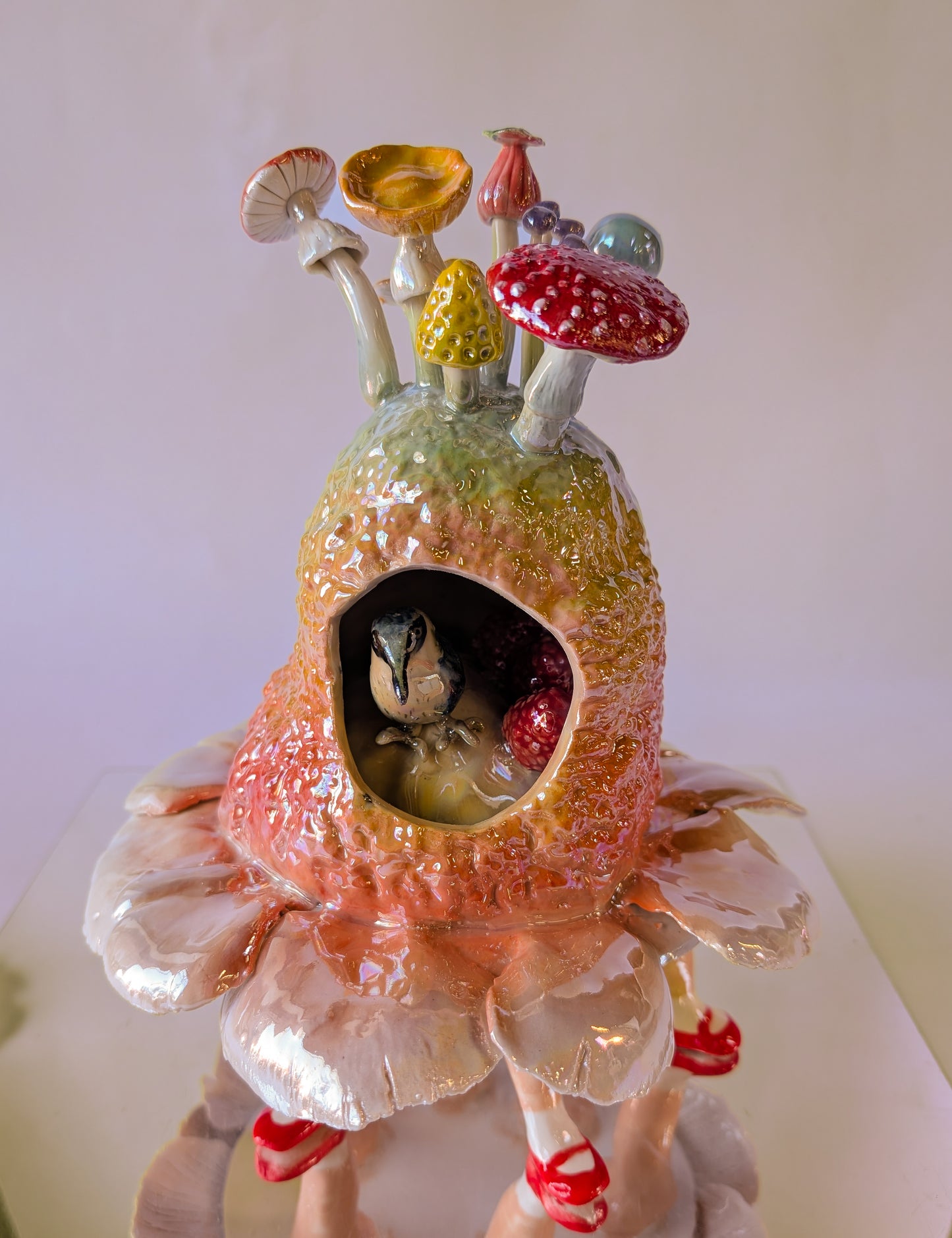 Kingfisher in the Pomelo