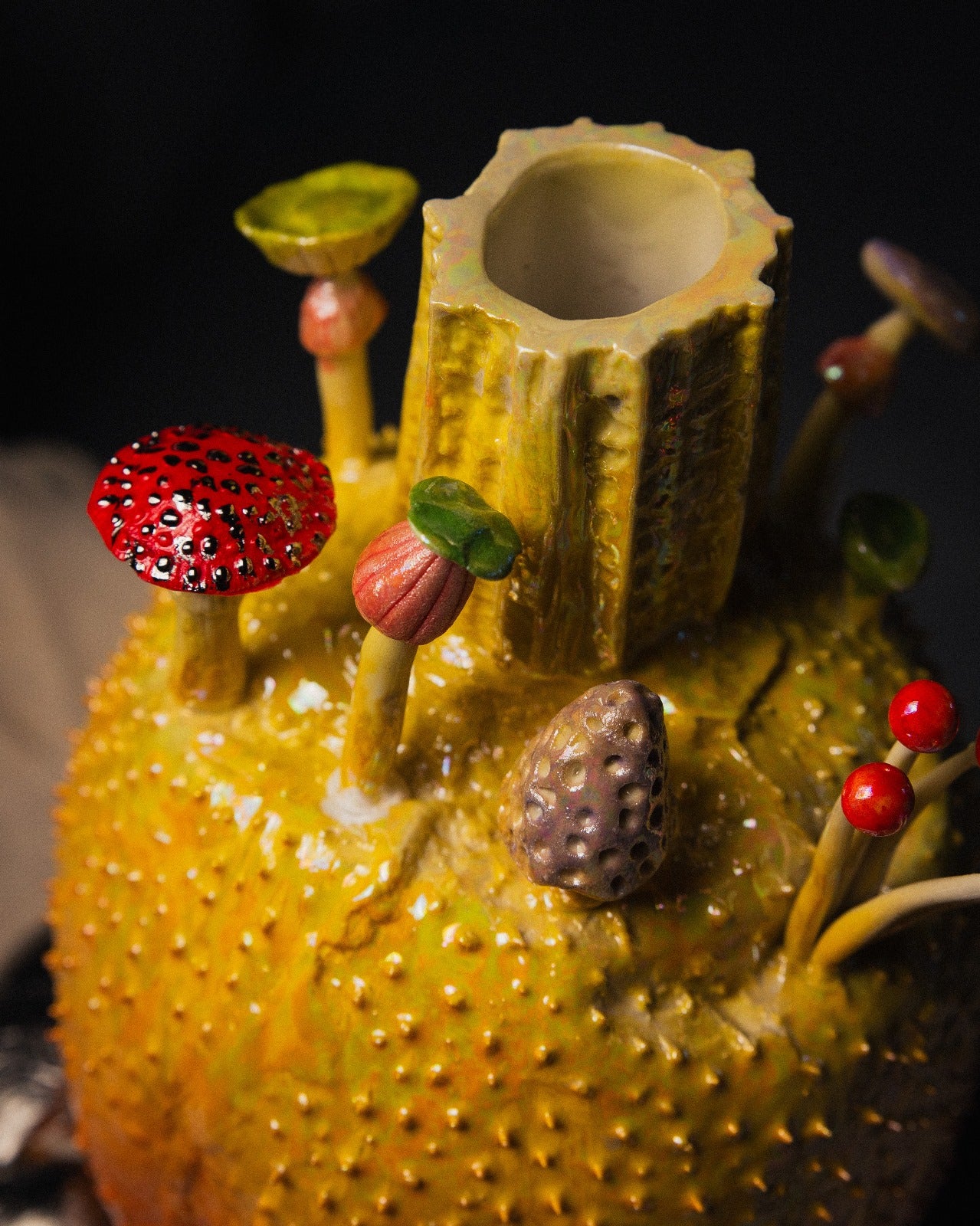 Dancing Gac Fruit with Silver Skirt