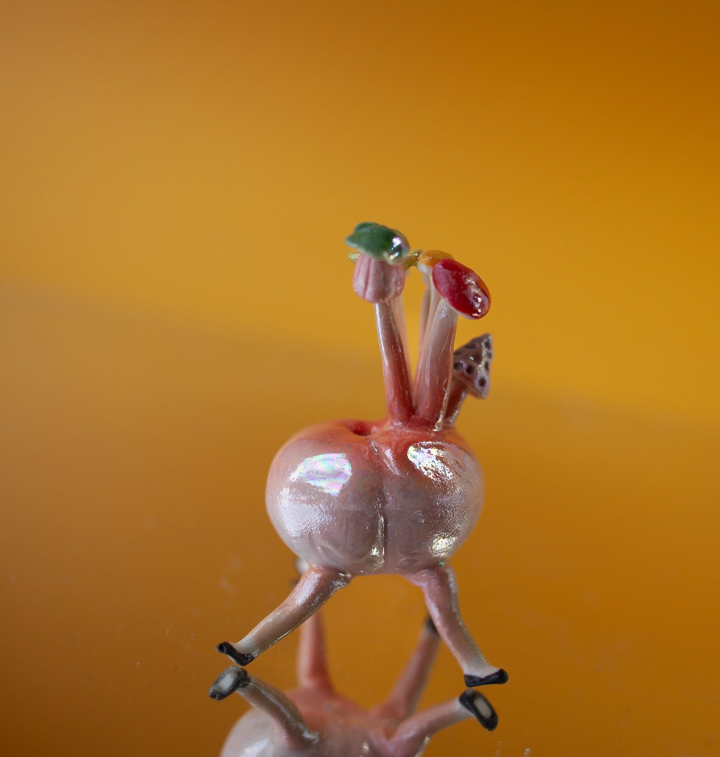 Mini Dancing Pumpkin Insence Holder