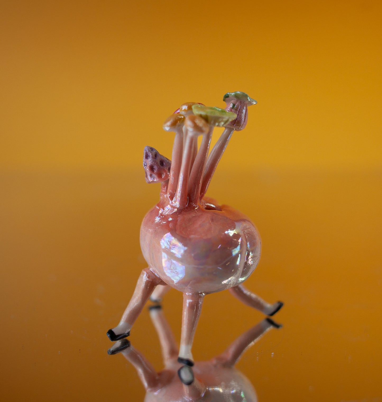 Mini Dancing Pumpkin Insence Holder