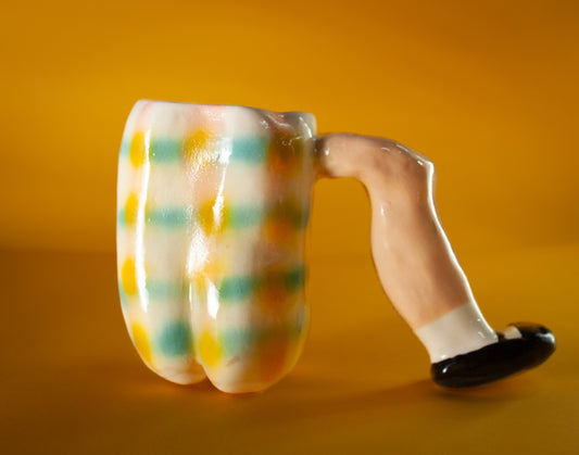 Capsicum Mug With Hairy Leg Handle
