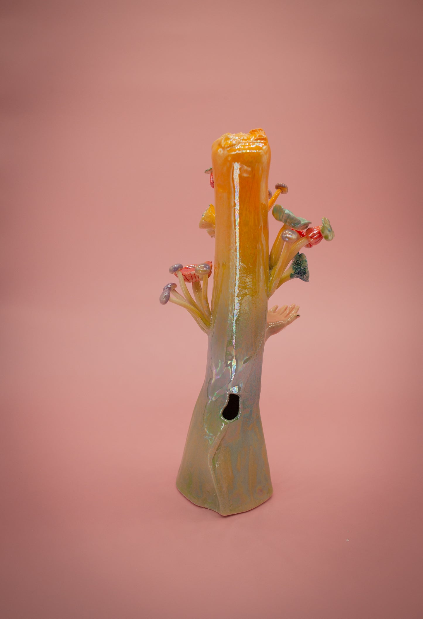 Leek Hand Hook With Mushrroms (wall hanging piece)