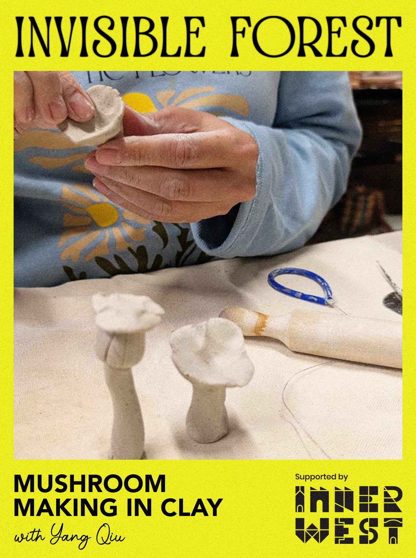 Ceramic Workshop Ticket – Invisible Forest Exhibition