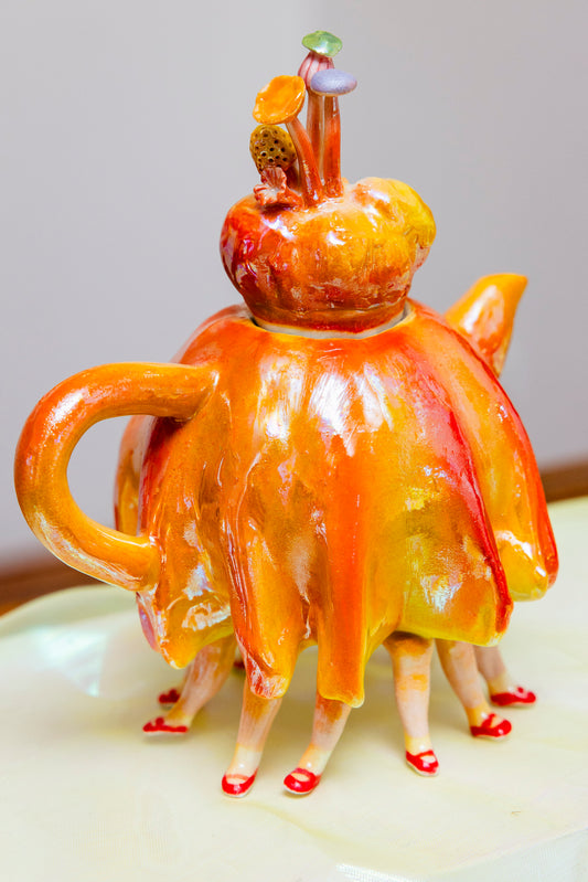 12. Dancing Pumpkin Teapot