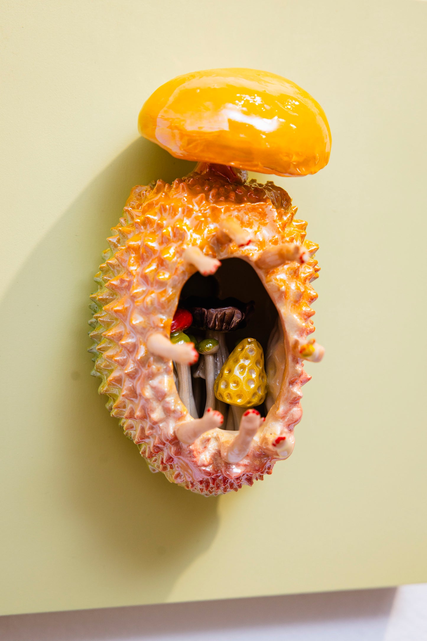 2. Wall Hanging Durian Lamp