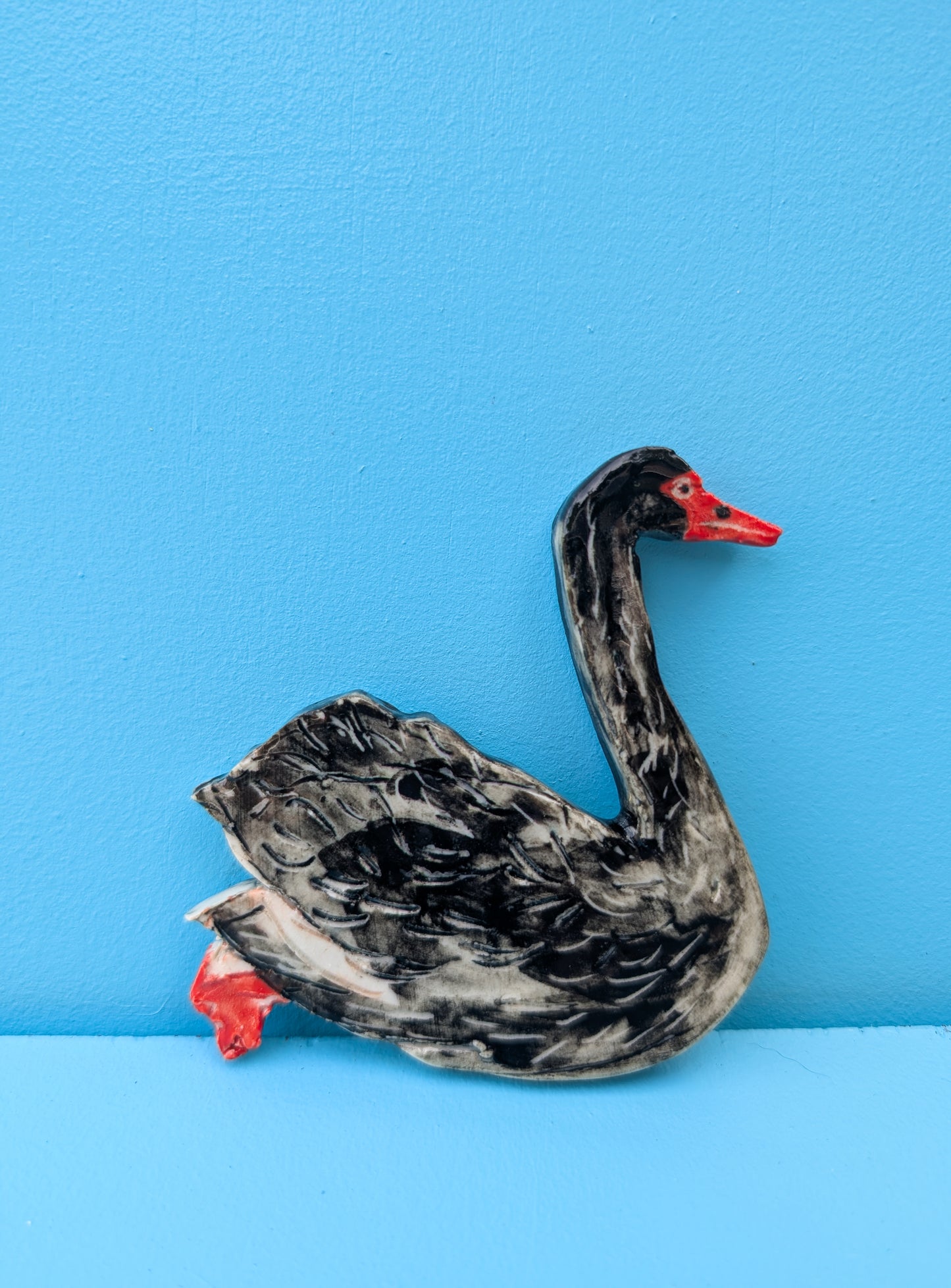 Black Swan Wall Hanging Artwork