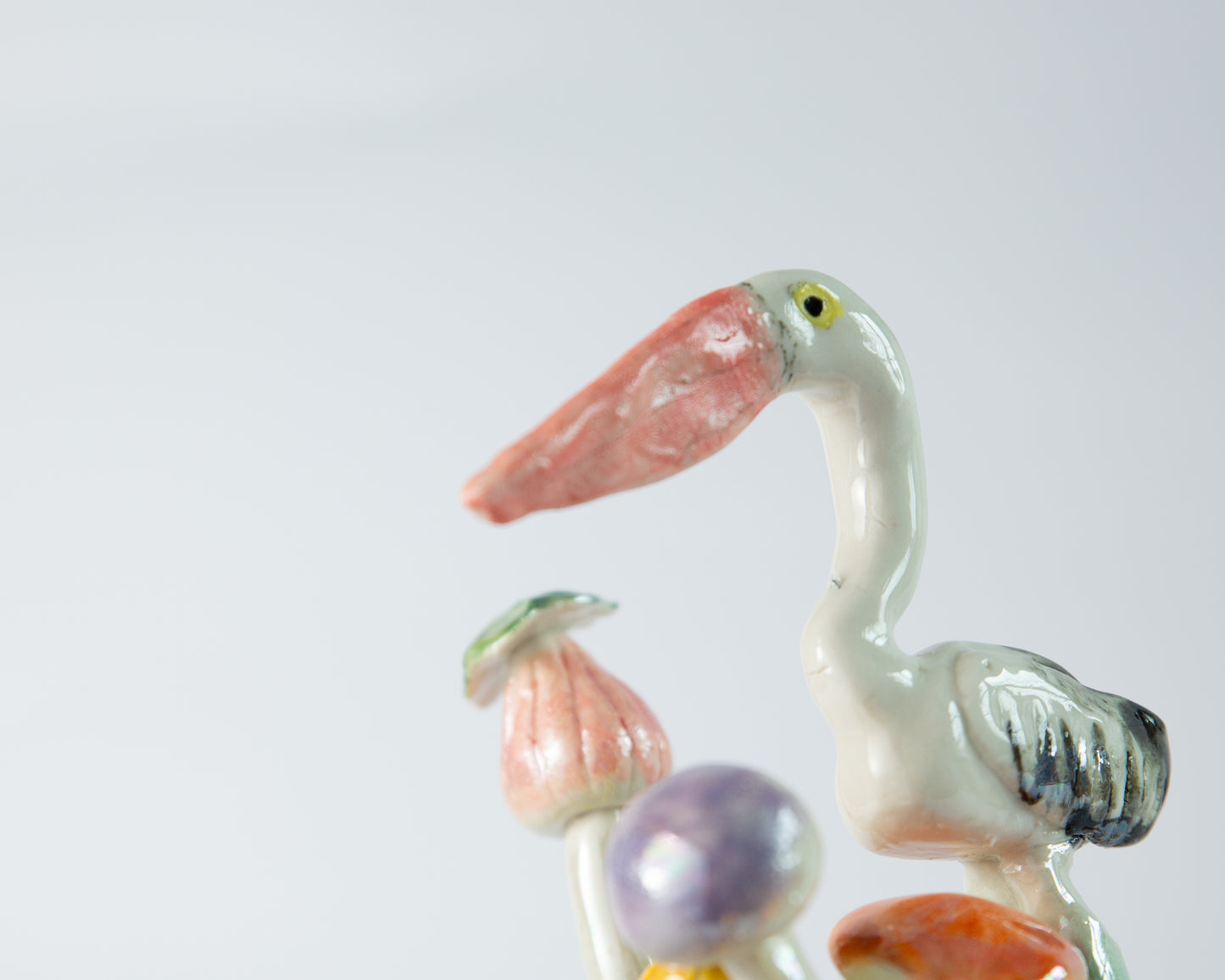 Pelican On The Dancing Blackberry